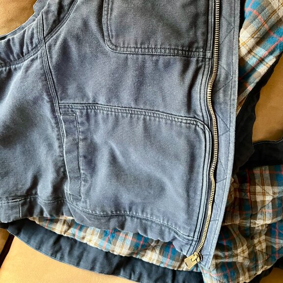 Duluth Trading Co  Men's Fire Hose Flannel-Lined Hooded Vest.3XL - Picture 9 of 10